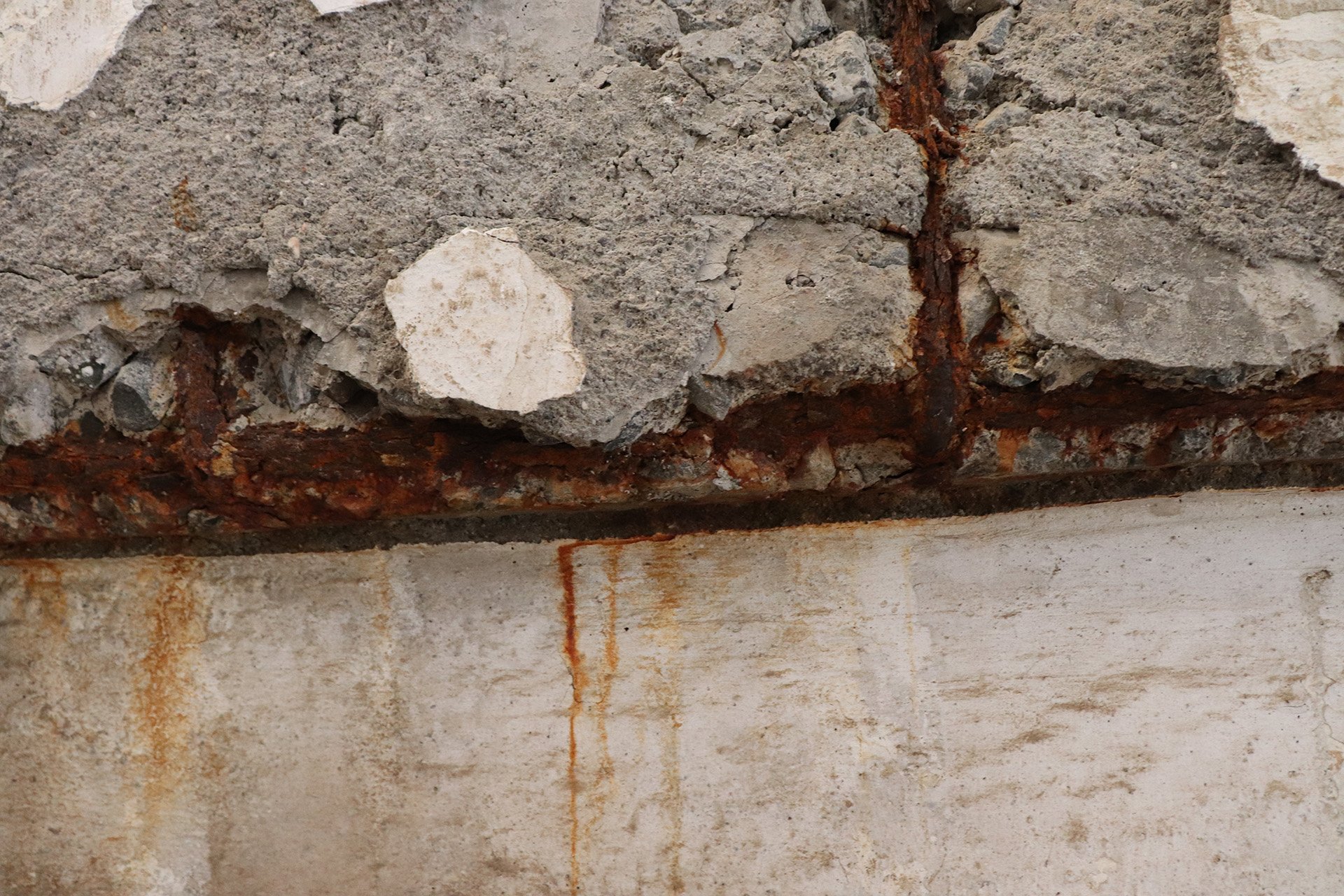 Shorter life span of structures due to corrosion